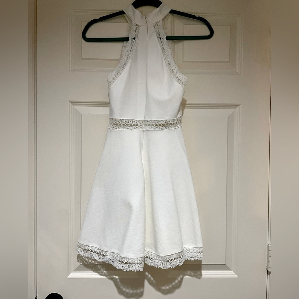 Lulus white lace dress